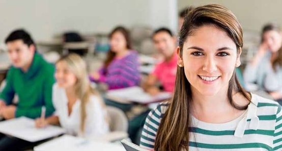 Students studying abroad